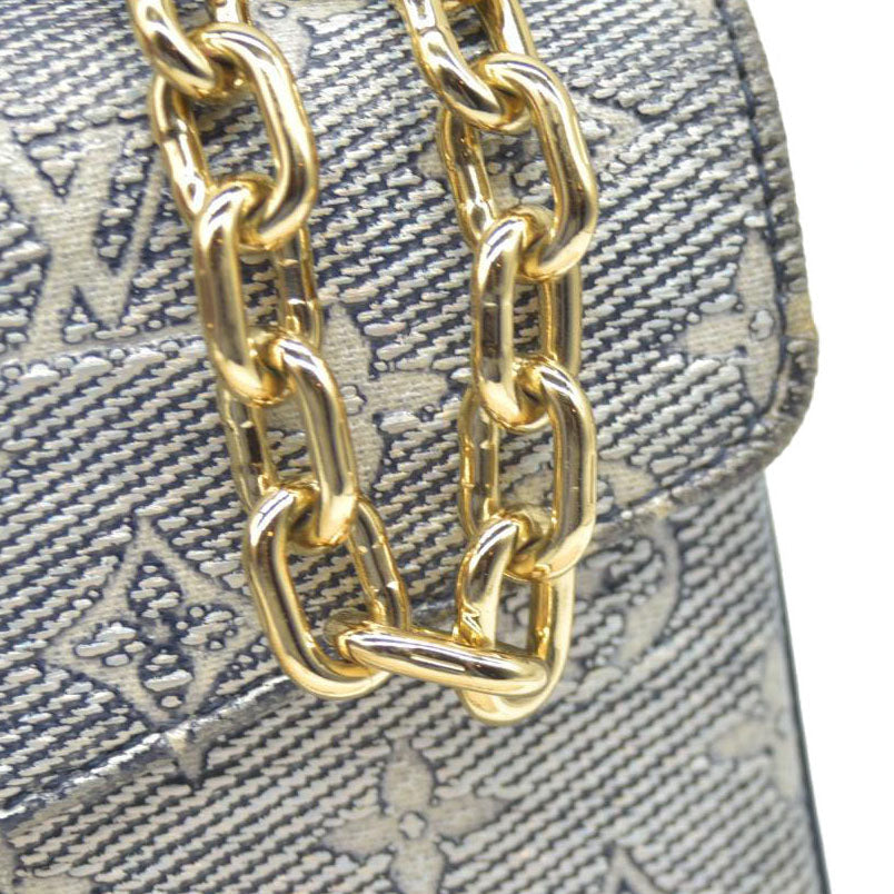 Louis Vuitton  Monoglam Pochette Metis East West Blue