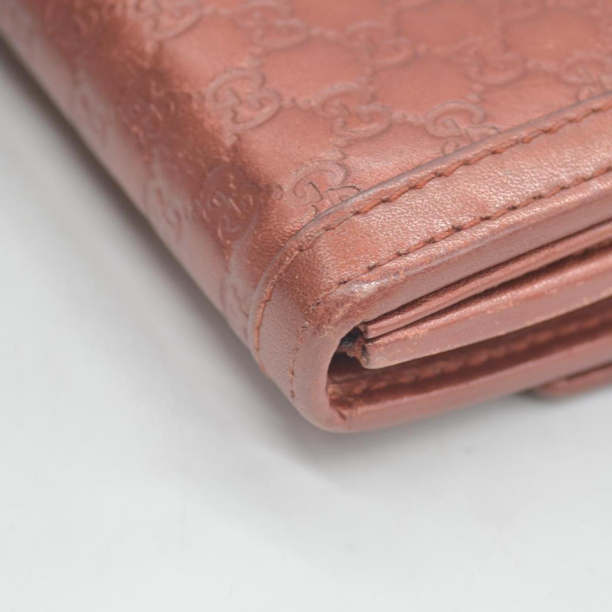 Gucci  Sukey Microguccissima Pattern Continental Wallet Dark Pink CONSIGNMENT