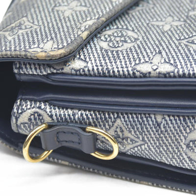 Louis Vuitton  Monoglam Pochette Metis East West Blue
