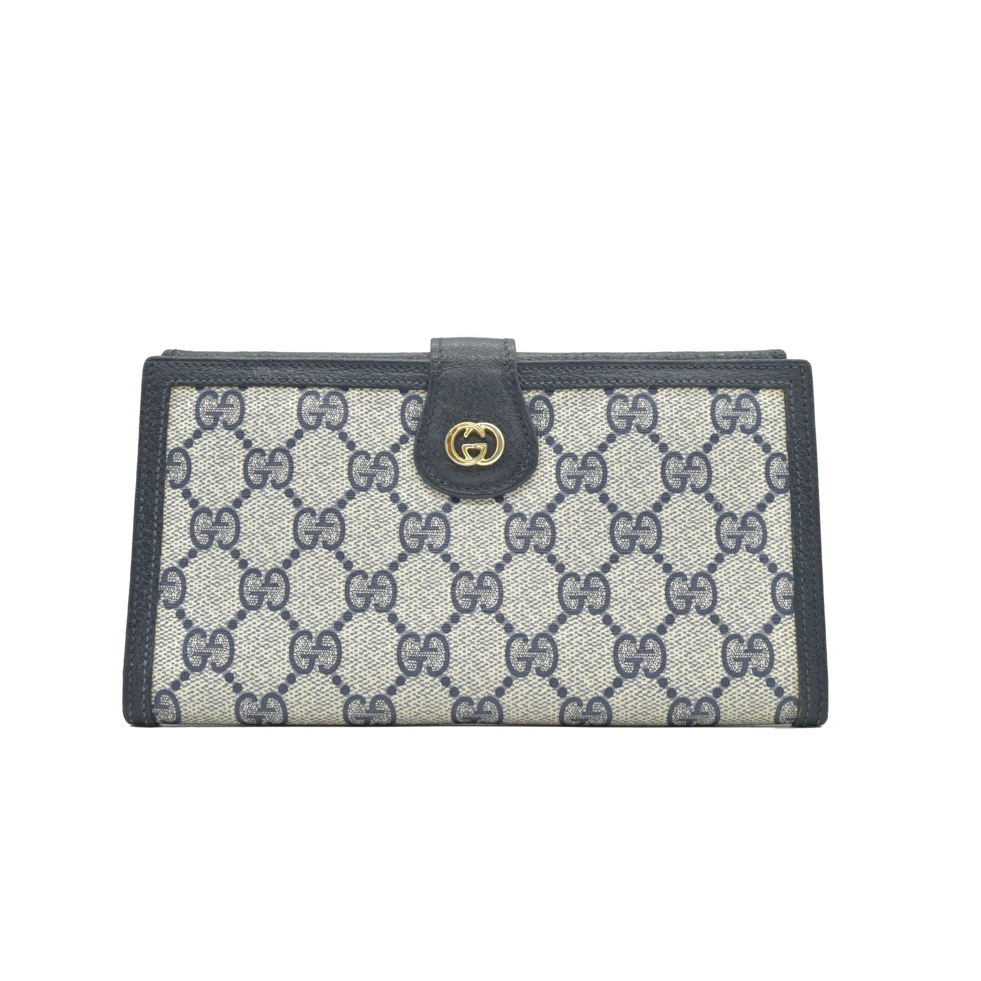 Gucci  GG Supreme French Purse CONSIGNMENT