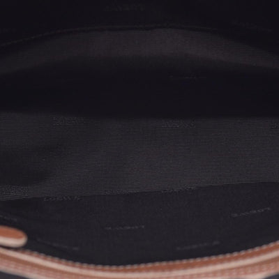 $1250 LOEWE Pebbled Grain Calfskin Buckle Strap Tote Bag Tan CONSIGNMENT 10021195