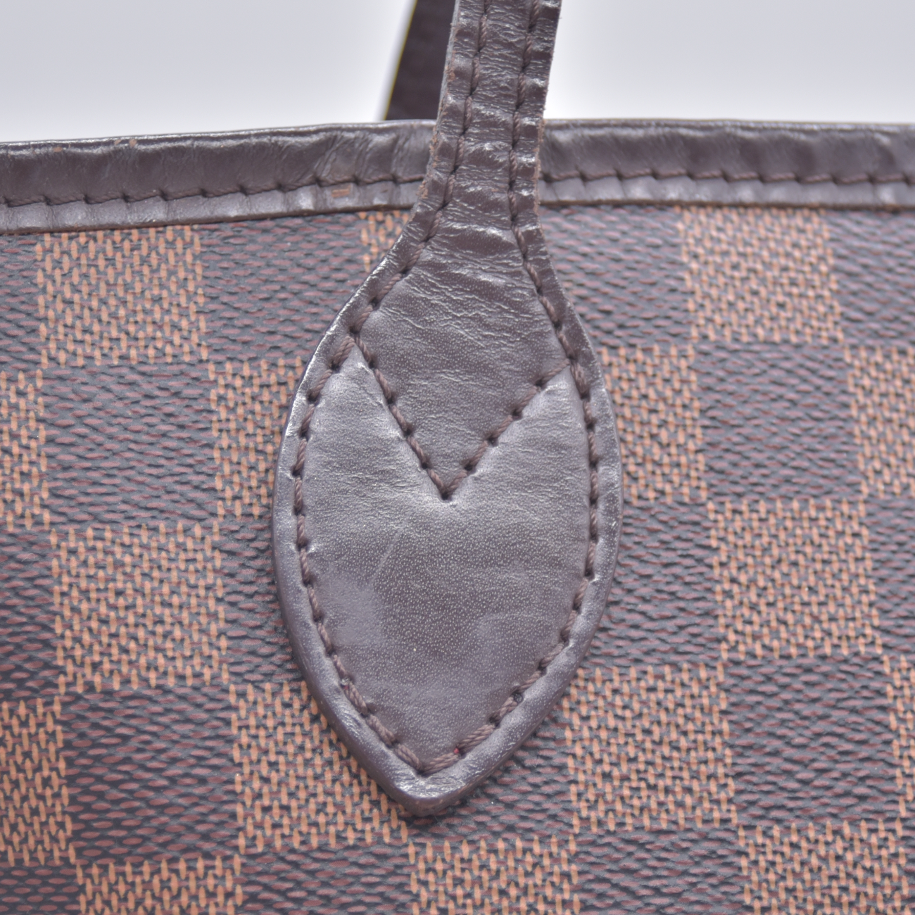 $2240 2018 Louis Vuitton Damier Ebene Neverfull MM with Pouch SD2168