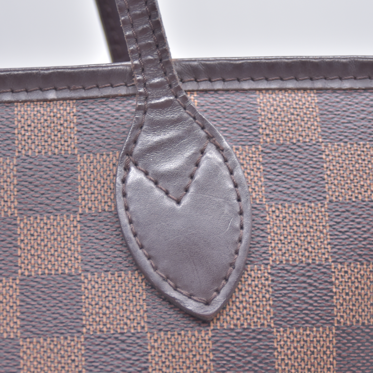 $2240 2018 Louis Vuitton Damier Ebene Neverfull MM with Pouch SD2168