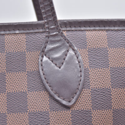 $2240 2018 Louis Vuitton Damier Ebene Neverfull MM with Pouch SD2168
