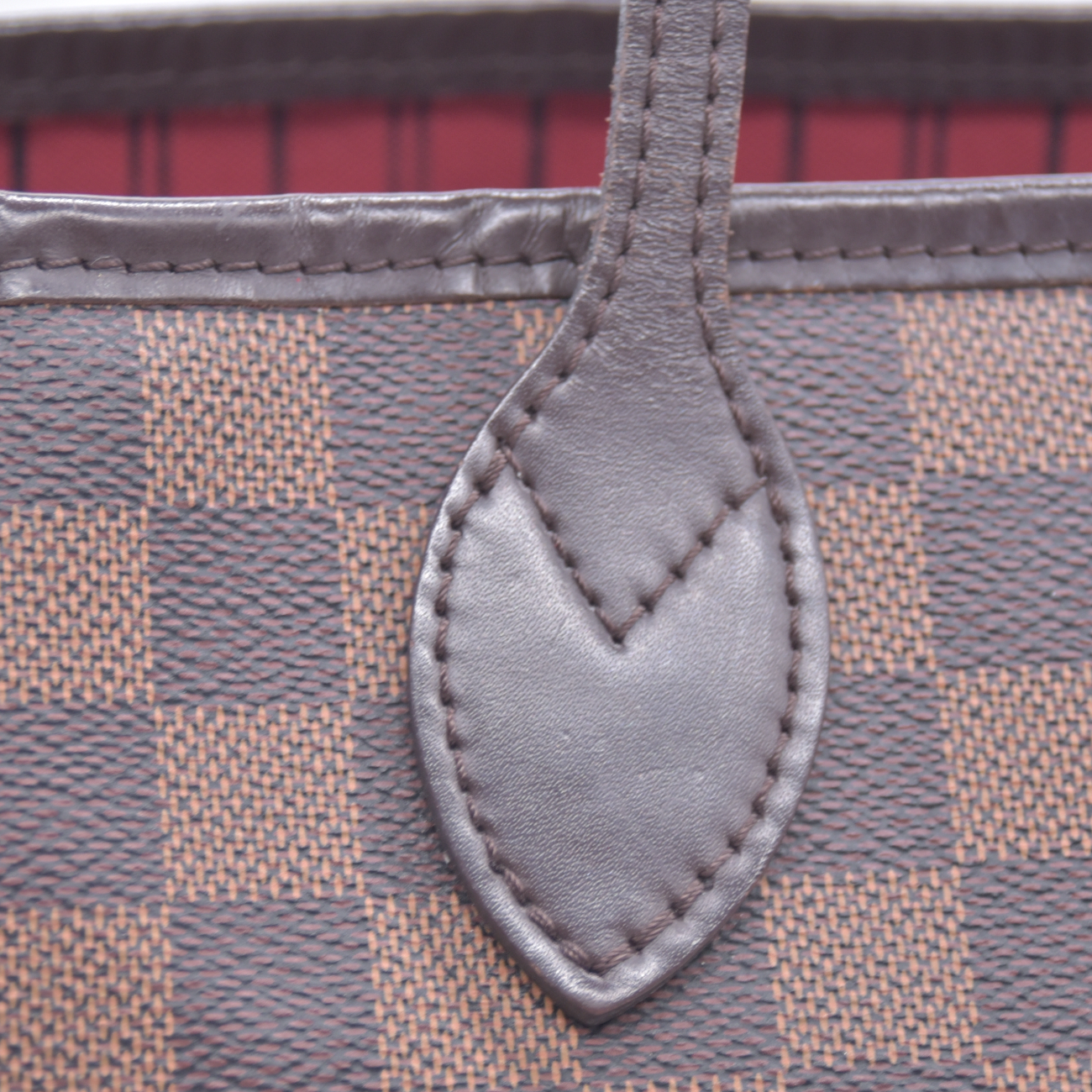 $2240 2018 Louis Vuitton Damier Ebene Neverfull MM with Pouch SD2168