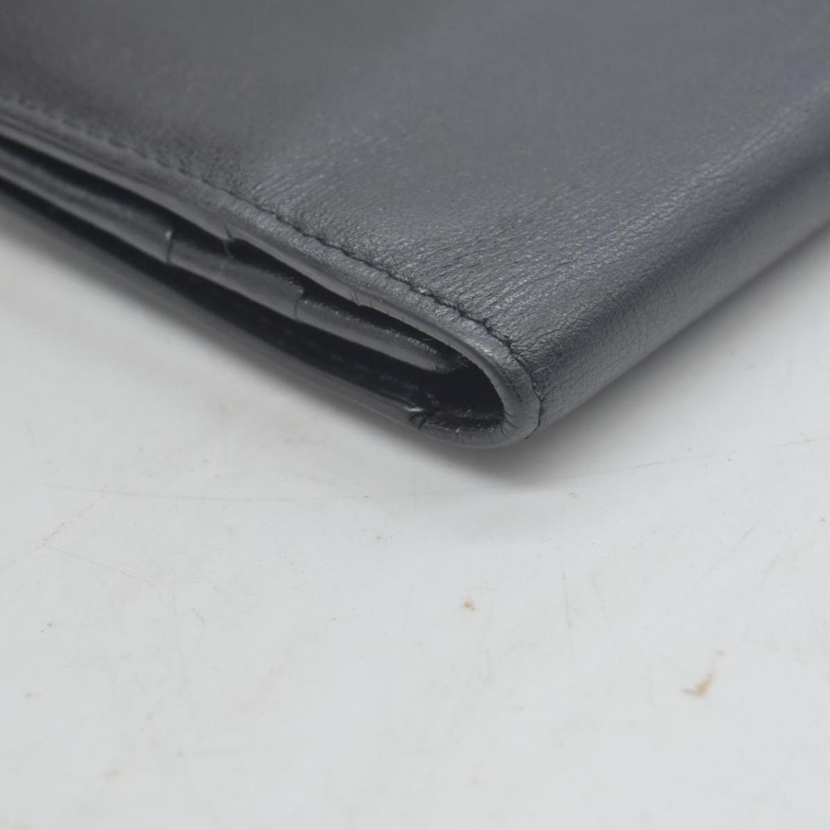 VERSACE Medusa Wallet Black Leather Unisex Bifold Long Wallet with Gold Hardware CONSIGNMENT