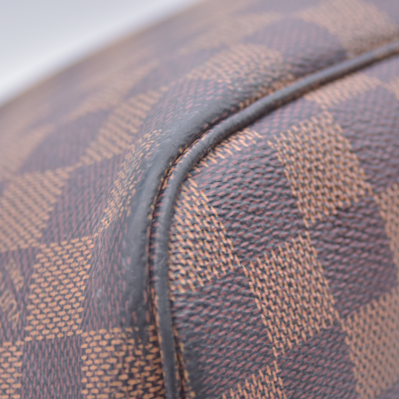 $2240 2018 Louis Vuitton Damier Ebene Neverfull MM with Pouch SD2168