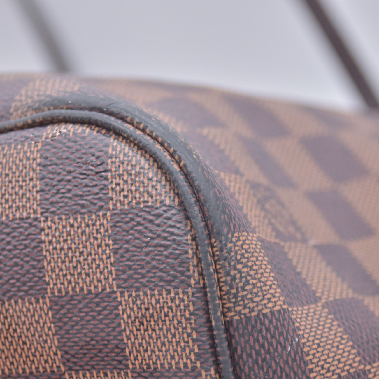 $2240 2018 Louis Vuitton Damier Ebene Neverfull MM with Pouch SD2168