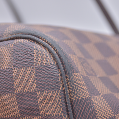 $2240 2018 Louis Vuitton Damier Ebene Neverfull MM with Pouch SD2168