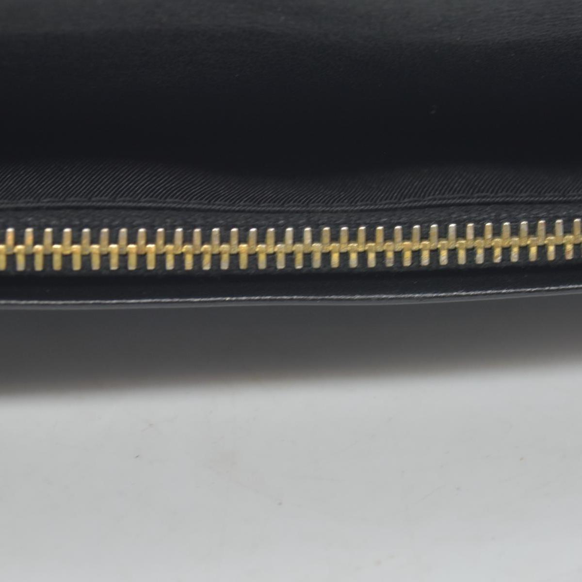 VERSACE Medusa Wallet Black Leather Unisex Bifold Long Wallet with Gold Hardware CONSIGNMENT
