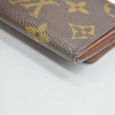 $435 Louis Vuitton Monogram Porte Monnaie Plat Coin Purse Wallet CONSIGNMENT