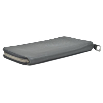 LOUIS VUITTON Zippy Wallet Vertical Purse black Taiga CONSIGNMENT