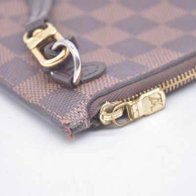 $2240 2018 Louis Vuitton Damier Ebene Neverfull MM with Pouch SD2168