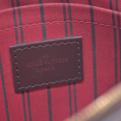 $2240 2018 Louis Vuitton Damier Ebene Neverfull MM with Pouch SD2168