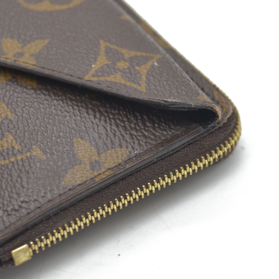 Louis Vuitton  Monogram Recto Verso Card Holder Black RFID Damaged Key Ring