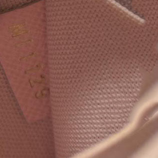 AUCTION $1720 Louis Vuitton  Damier Azur Calfskin Pochette Felicie Eau De Rose