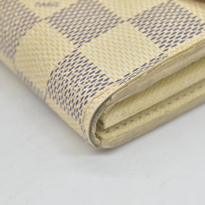 $775 Louis Vuitton Damier Azur Sarah Wallet NM CONSIGNMENT