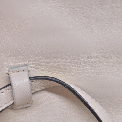 $2675 VALENTINO Lambskin Polka Dot Rockstud Candystud Shoulder Bag Light Ivory CONSIGNMENT 10021273