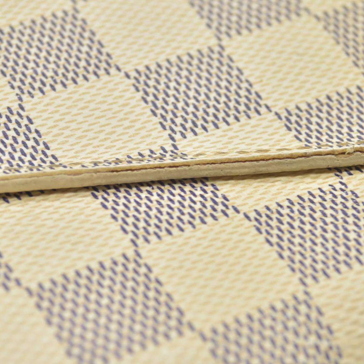 $775 Louis Vuitton Damier Azur Sarah Wallet NM CONSIGNMENT