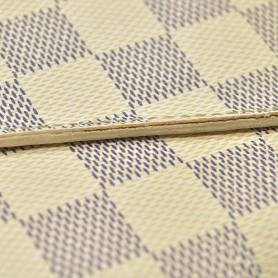 $775 Louis Vuitton Damier Azur Sarah Wallet NM CONSIGNMENT