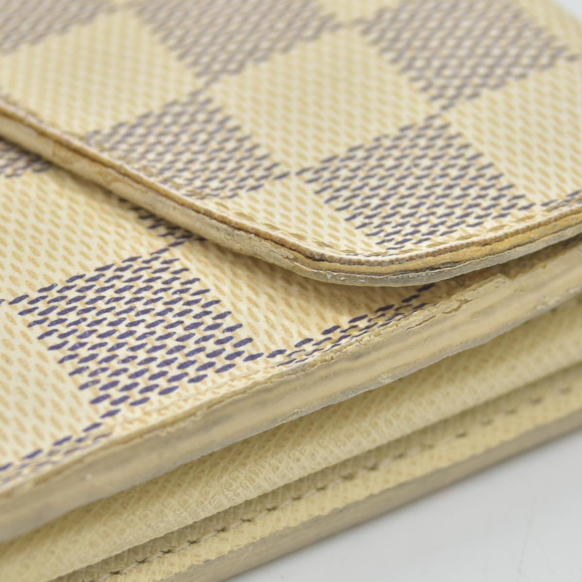 $775 Louis Vuitton Damier Azur Sarah Wallet NM CONSIGNMENT
