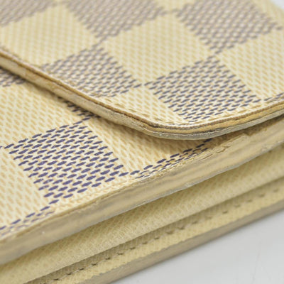 $775 Louis Vuitton Damier Azur Sarah Wallet NM CONSIGNMENT