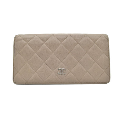 Chanel Bifold Wallet Beige CONSIGNMENT