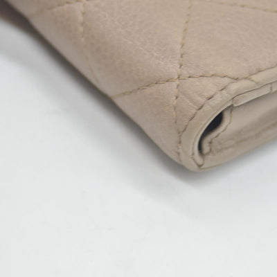 Chanel Bifold Wallet Beige CONSIGNMENT