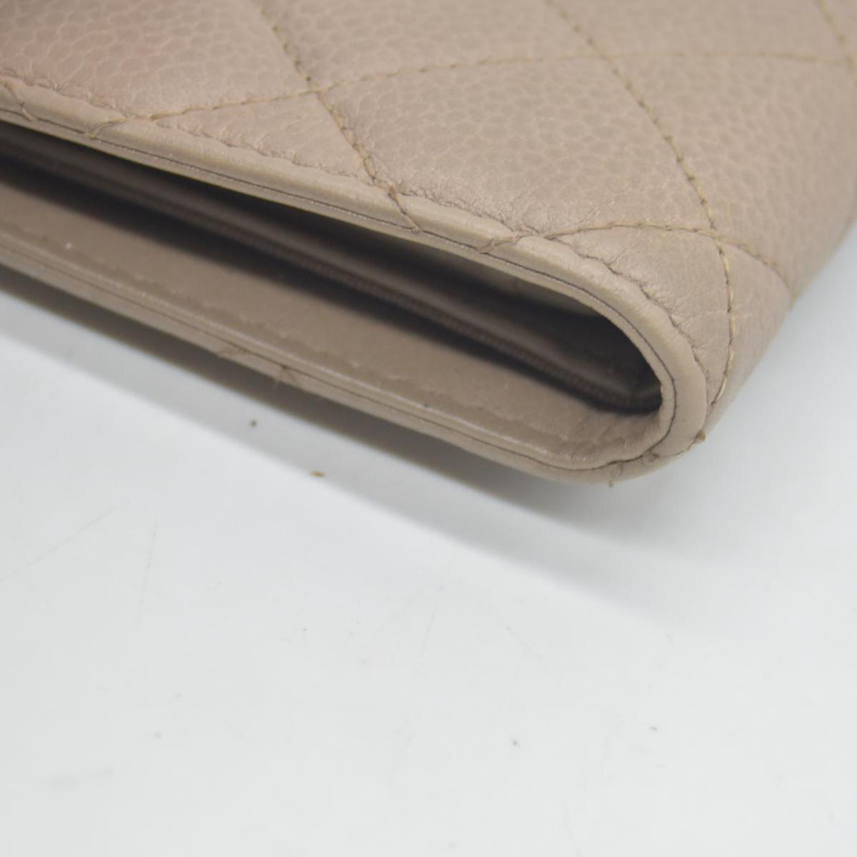 Chanel Bifold Wallet Beige CONSIGNMENT