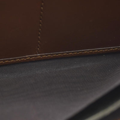 Gucci GG Supreme Monogram Cuoio Toscano Zip Around Wallet Beige Ebony Cuir CONSINGMENT