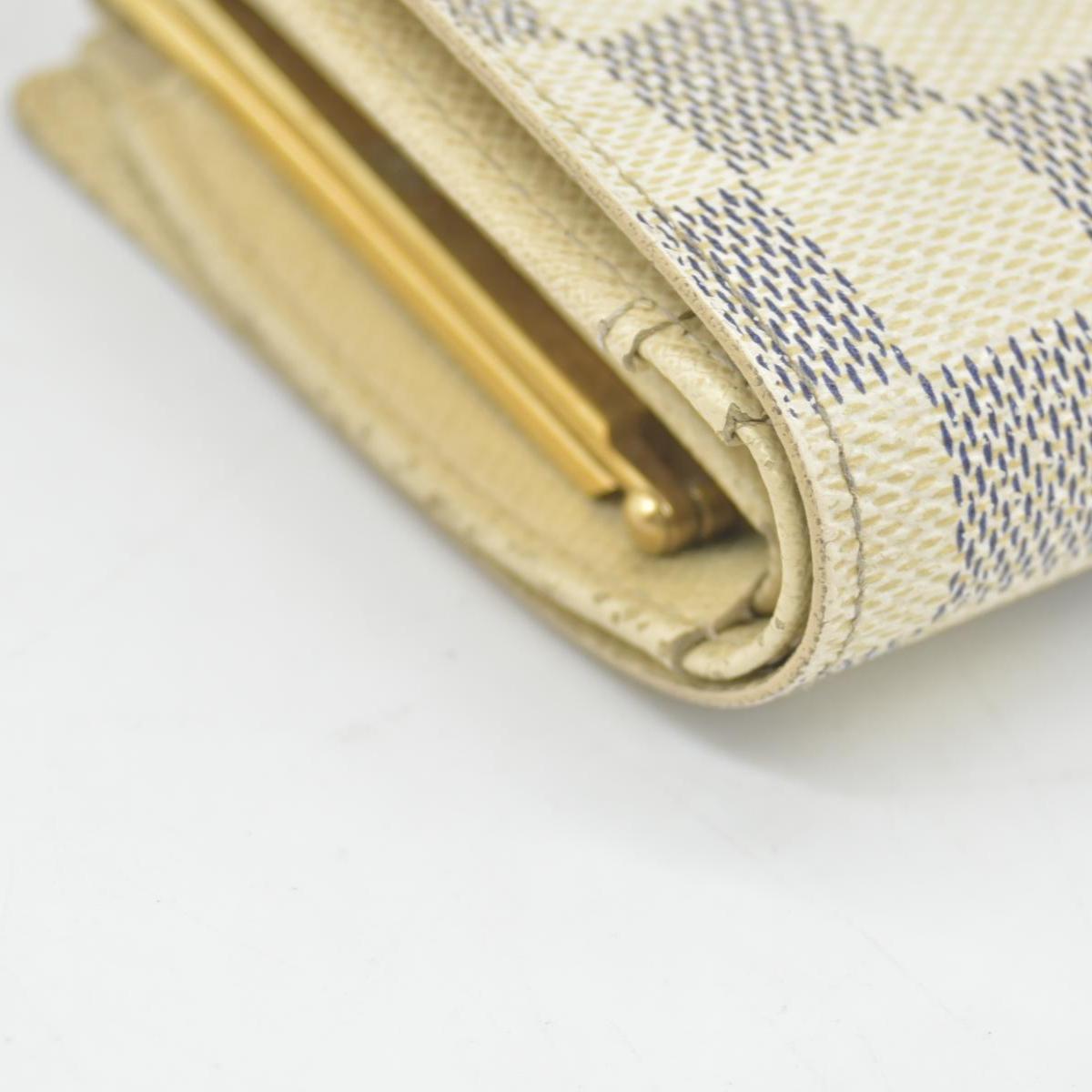 Louis Vuitton Damier Azur French Purse Wallet CONSIGNMENT
