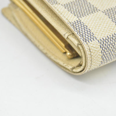 Louis Vuitton Damier Azur French Purse Wallet CONSIGNMENT