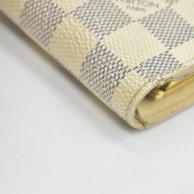 Louis Vuitton Damier Azur French Purse Wallet CONSIGNMENT