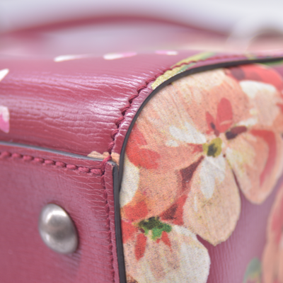 $3200 Gucci Bamboo Blooms Shopper Burgundy CONSIGNMENT