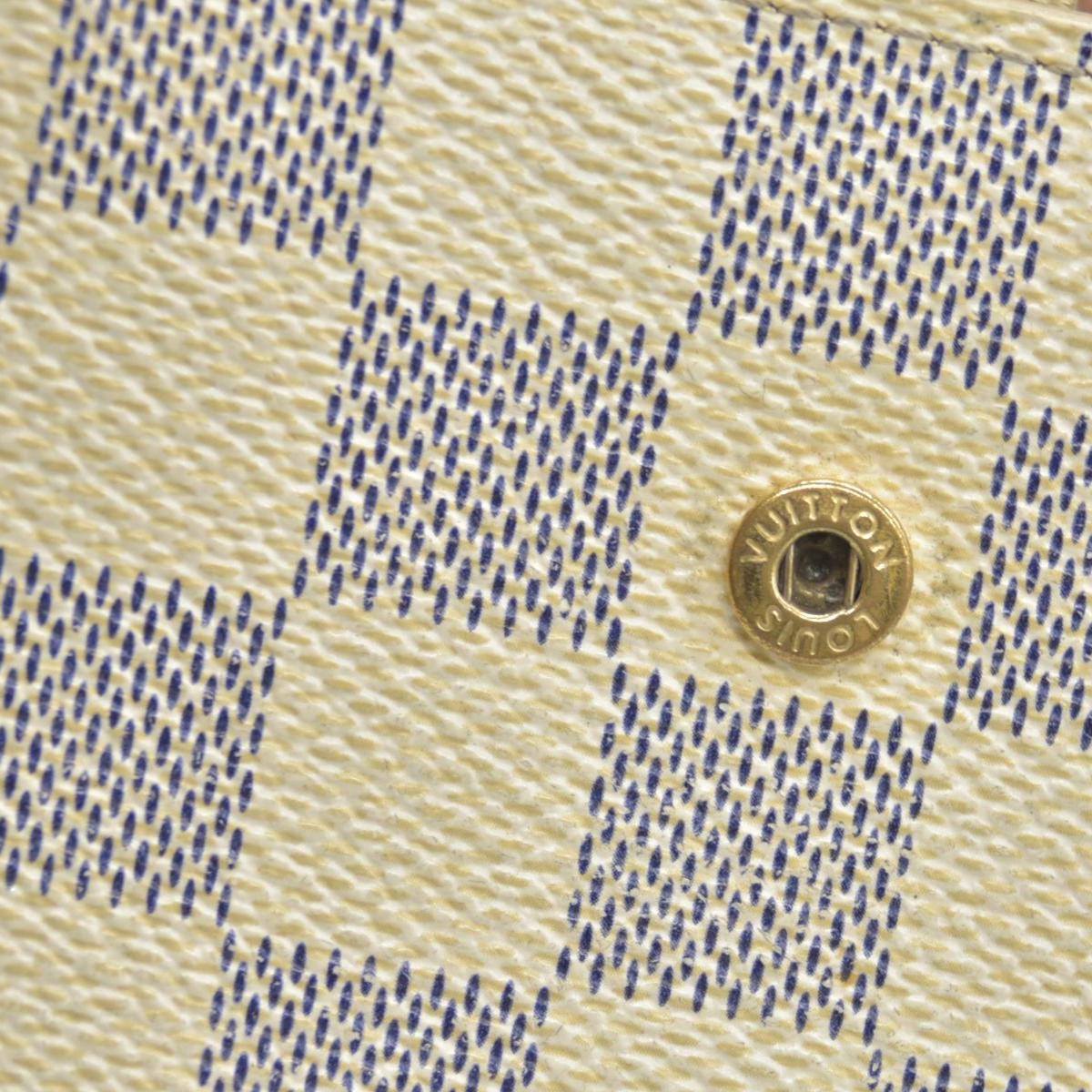 Louis Vuitton Damier Azur French Purse Wallet CONSIGNMENT