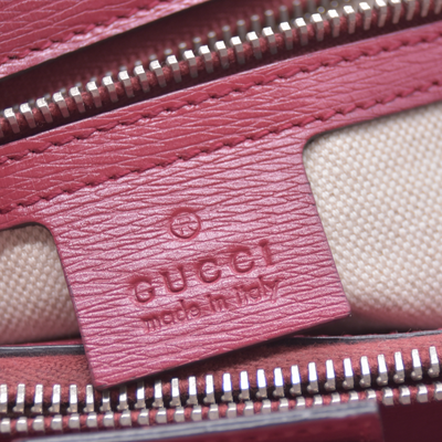 $3200 Gucci Bamboo Blooms Shopper Burgundy CONSIGNMENT