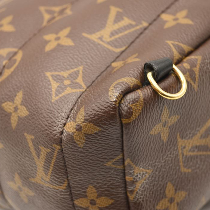 USED $2440 LOUIS VUITTON Monogram Palm Springs Backpack Mini Brown