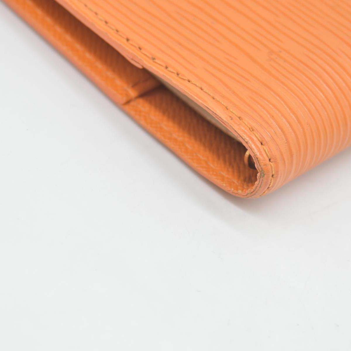 $690 LOUIS VUITTON Epi Agenda PM Day Planner Cover Orange Mandarin CONSIGNMENT