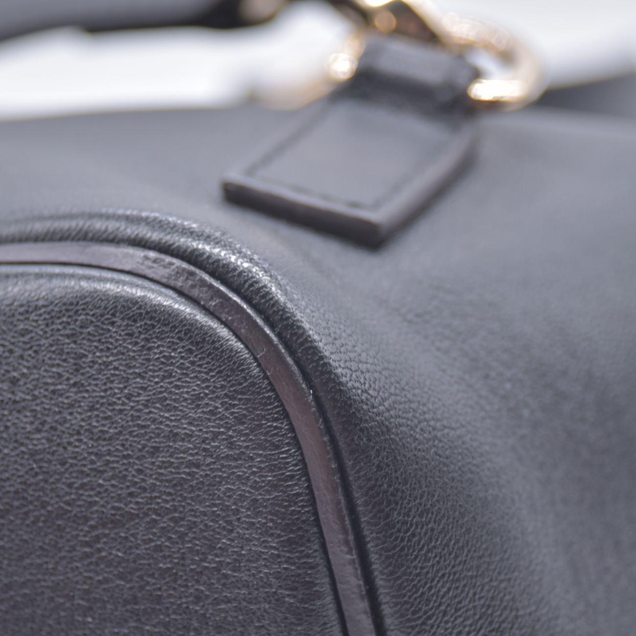 $1990 Chloe Suede Calfskin Medium Faye Backpack Black CONSIGNMENT