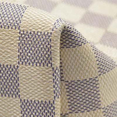 Louis Vuitton Graceful Mm Rose Ballerine White Damier Azur Canvas Tote