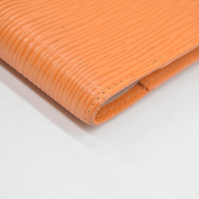 $690 LOUIS VUITTON Epi Agenda PM Day Planner Cover Orange Mandarin CONSIGNMENT