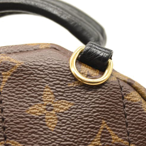 USED $2440 LOUIS VUITTON Monogram Palm Springs Backpack Mini Brown