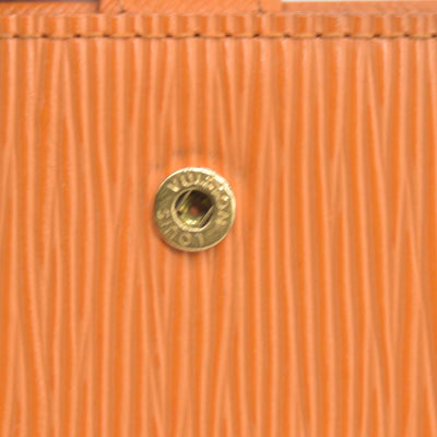 $690 LOUIS VUITTON Epi Agenda PM Day Planner Cover Orange Mandarin CONSIGNMENT
