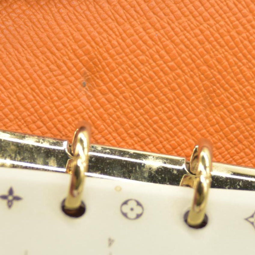 $690 LOUIS VUITTON Epi Agenda PM Day Planner Cover Orange Mandarin CONSIGNMENT