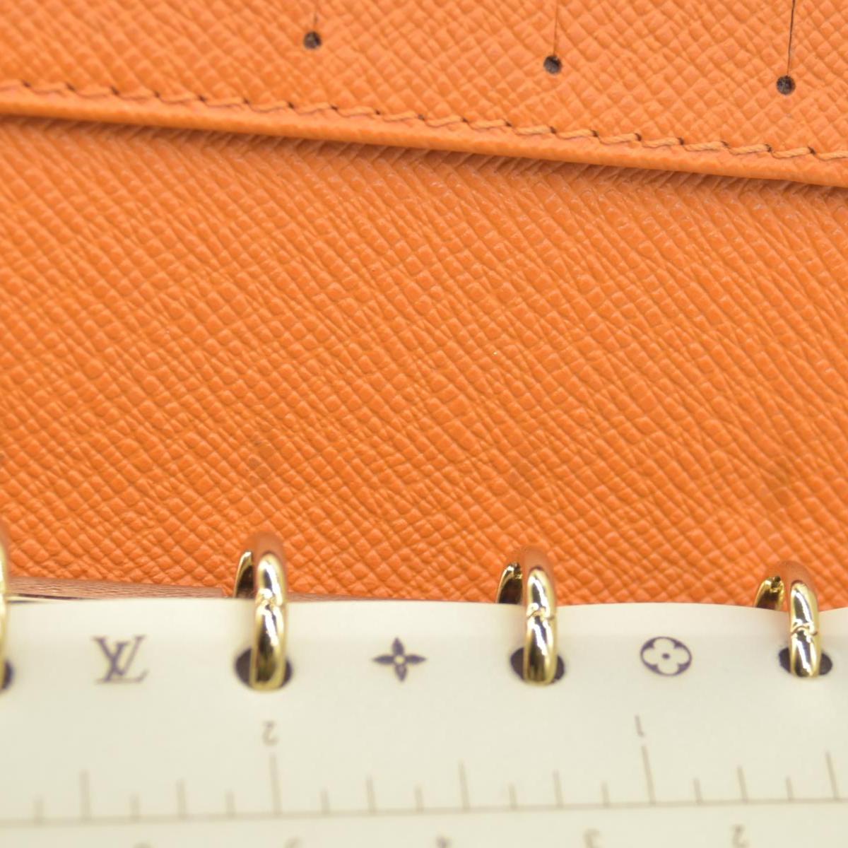 $690 LOUIS VUITTON Epi Agenda PM Day Planner Cover Orange Mandarin CONSIGNMENT