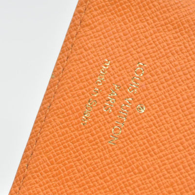 $690 LOUIS VUITTON Epi Agenda PM Day Planner Cover Orange Mandarin CONSIGNMENT