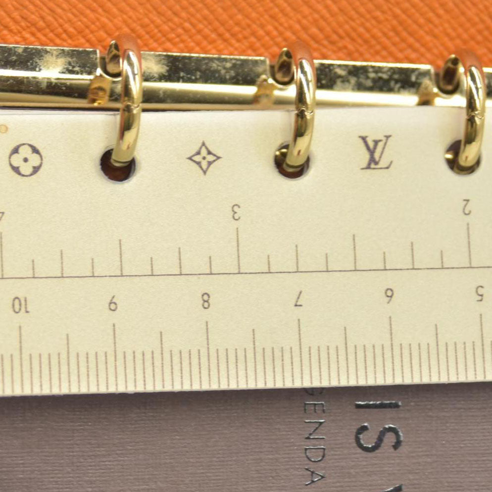 $690 LOUIS VUITTON Epi Agenda PM Day Planner Cover Orange Mandarin CONSIGNMENT