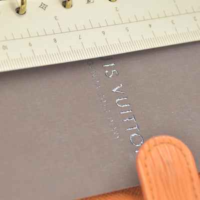 $690 LOUIS VUITTON Epi Agenda PM Day Planner Cover Orange Mandarin CONSIGNMENT