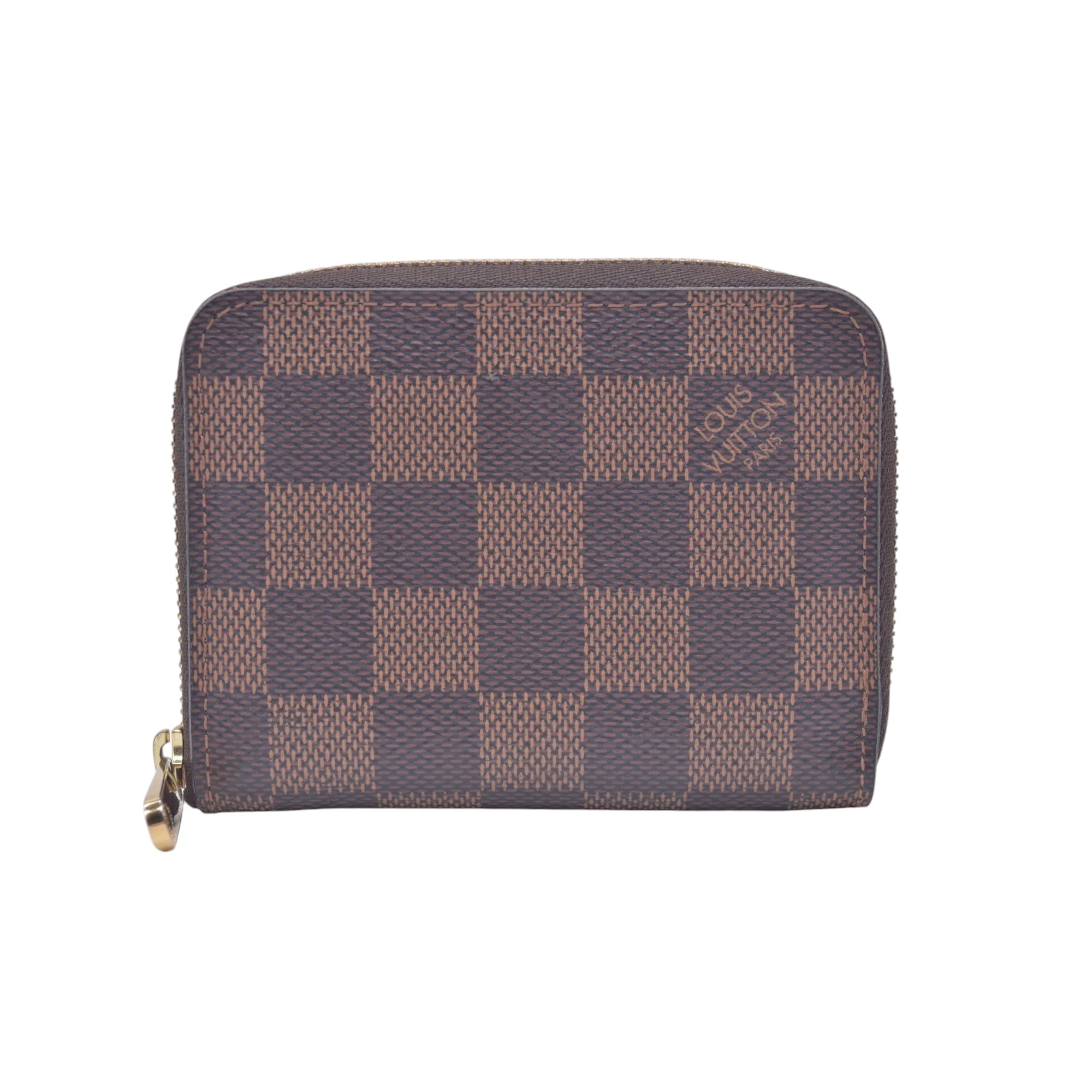$560 2018 Louis Vuitton Damier Ebene Zippy Coin Purse SN0118 CONSIGNMENT