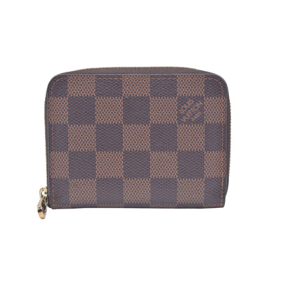 $560 2018 Louis Vuitton Damier Ebene Zippy Coin Purse SN0118 CONSIGNMENT